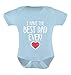 TeeStars - I Have The BEST DAD EVER! Father's Day Gift Cute Unisex Baby Onesie