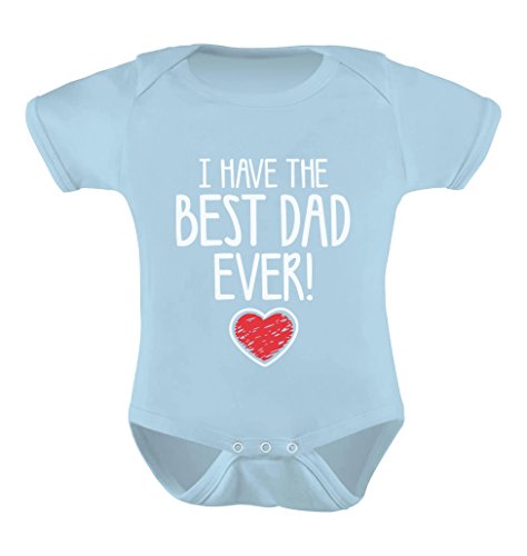 TeeStars - I Have The BEST DAD EVER! Father's Day Gift Cute Unisex Baby Onesie