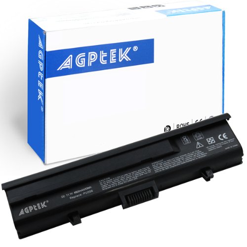 AGPtek 4800mAh/53hr Laptop Battery For DELL XPS M1330 Inspiron 1318 series Fits UM230 PU556 CR036 T485 312-0566 0CR036 PU556 WR053 0WR053 312-0567 PU563 series laptops
