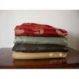Luxury 7 Pc. Oversized Comforter Set with Matching Pillows, King, Green
