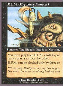 Magic: the Gathering - B.F.M. 1 (Big Furry Monster) - Unglued