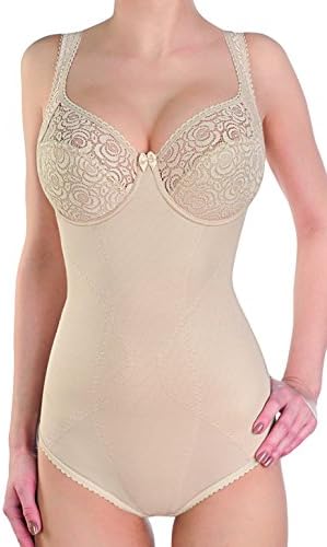 Rosme Women's Control Bodyshaper Bodysuit Collection "Annija", Size 36C