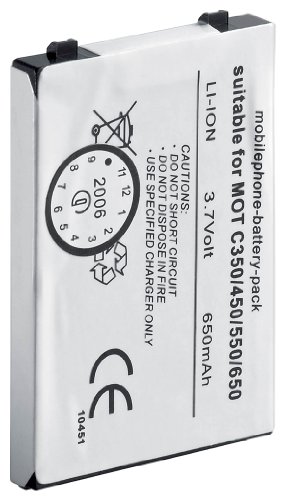 1aTTack  Ersatzakku f&uuml;r Motorola C350/390/450/650 (650mAh)