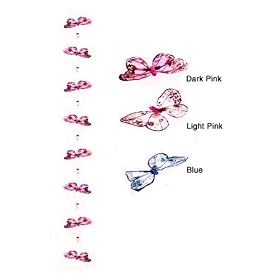 Dark Pink Butterfly Garland Mobile