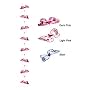 Dark Pink Butterfly Garland Mobile