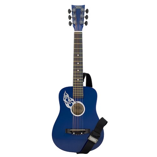 MusicalInstruments: First Act Discovery FG1830034  Mini Dreadnaught Acoustic Guitar with 3D Flame Rosette