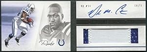 2011 Panini Playbook #112 Delone Carter RC Patch Jersey Autograph 262/399 - Panini Certified - Autographed NFL Magazines