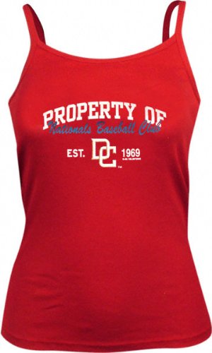 Washington Nationals Women's ''Property Of'' Spaghetti Strap Top