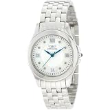 Invicta Women's 10677 Wildflower Diamond Accented Silver and MOP Dial Stainless Steel Watch