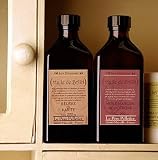 Apothicaire 200ml Bath Oil from the South of France in Ambre Glass Apothecary Jar
