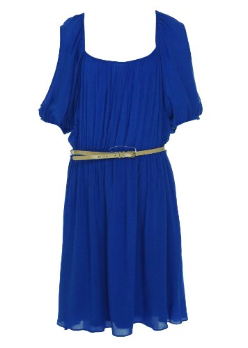 M60 Miss Sixty Open Sleeve Dress Cobalt 14