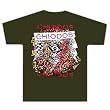 CHIODOS - The Darker Things Get - Army Green Women's / Girls T-Shirt (Girlie / Babydoll)