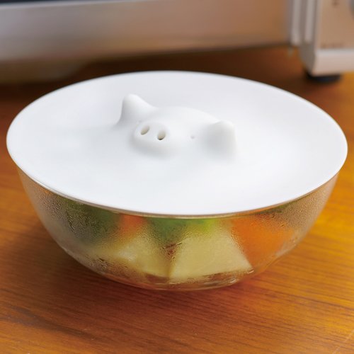 Marna White Piggy Steamer, 8-1/2