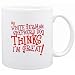 New  My White German Shepherd Dog Thinks I Am Great  Mug Dog