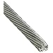 Loos Stainless Steel 316 Wire Rope, 1x19 Strand