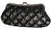 Satin, and Fully Sequin Clutch with Metal Frame, Evening Purse - Sunflower Bag