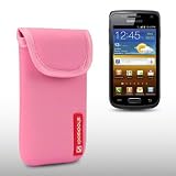 SHOCKSOCK NEOPREN H�LLE CASE TASCHE SCHUTZ F�R SAMSUNG GALAXY W I8150 IN ROSA (PINK)von "CELLAPOD"