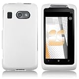 White Rubberized Hard Protector Case for AT&T HTC Surround