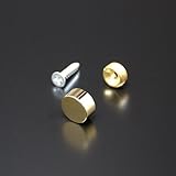 e-kanamono 化粧キャップセット(真鍮製) フラットタイプ EPC-C15F ゴールド