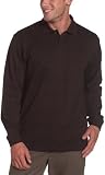 Van Heusen Mens Long Sleeve Windowpane Knit Polo