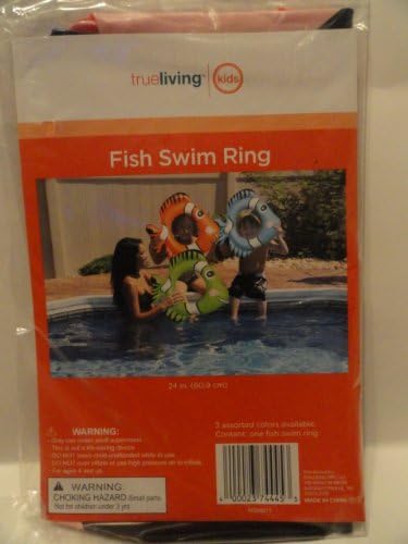 Inflatable Fish Swim Ring - Orange