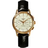Longines Watches Longines Automatic Chronograph Flagship Heritage 18k Solid Rose Gold Mens Watch 