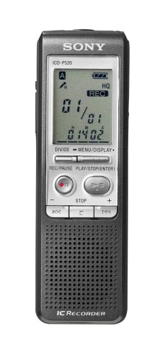 Sony ICD-P520 Digital Voice Recorder with 256 MB Built-in Flash Memory and USB