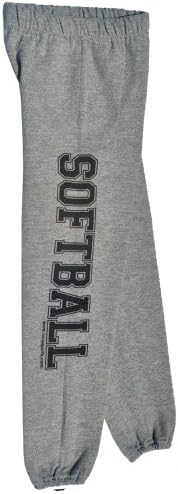 Softball Sweat Pants Grey - Youth Large