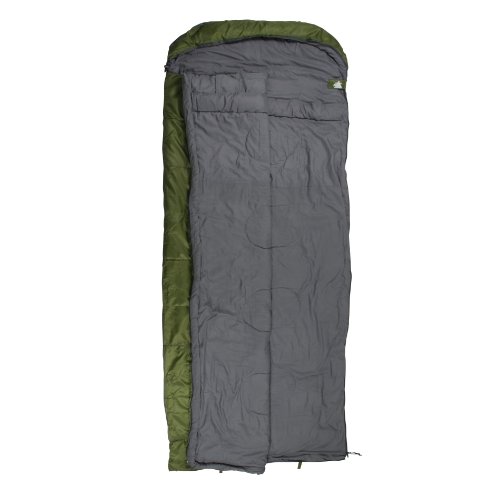 10T Kenai Green Sac de couchage couverture Vert/Gris 235 x 100 cm