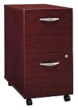 Series C Two-Drawer Mobile File (Mahogany)