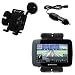 Navigon 2120 max Flexible Auto Windshield Holder with Car Charger - Uses Gomadic TipExchange