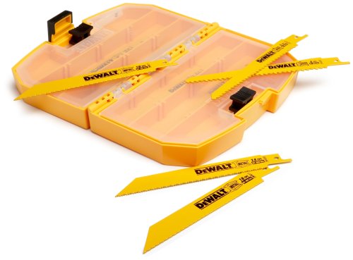 DEWALT DW4890 15-Piece Reciprocating Saw Blade Tough Case Set