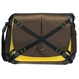 Samsonite 'Proteo' D2309007 Casual Laptop Messenger Bag  - 17 - Black/Yellow