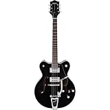 Gretsch Guitars G5122 Double Cutaway Electromatic Hollowbody Electric Guitar, Black