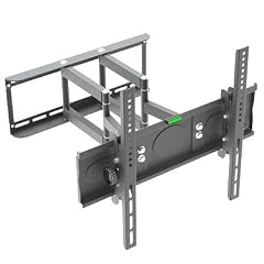 WANDHALTERUNG R08 LCD TV HALTERUNG DOPPELARMIG SCHWENKBAR NEIGBAR WANDHALTER LED Plasma Fernseher Universal + 30 32 37 40 42 47 50 55 60 65 Zoll + VESA max. 400x400 + passend fuer TVs - SAMSUNG TOSHIBA THOMSON ACER LG PHILIPS SONY MEDION PANASONIC +++ ANDERE HERSTELLER +++