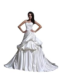 A-line Sweetheart Satin Lace Applique Floor Length Dropped   Waistline  Dress