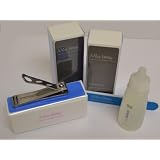 Toolworx Chrome Nail Clipper + Luxurious Cuticle Oil + 2X A-Viva Magic 4-Sided Nail Buffer + Nail File