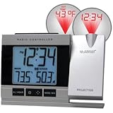 Lacrosse Projection Alarm Clock with Indoor/outdoor Temp
