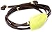 Accessories & Beyond Brown Leather Lime Jade title=