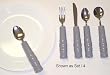 `Weighted Utensils Set/4 Tea & Soupspoon,Fork & Knife