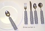 `Weighted Utensils Set/3 Teaspoon, Fork & Knife