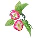 Amico 2.4M Emulational Fuchsia White Morning Glory Wall Hanging Vine Flower