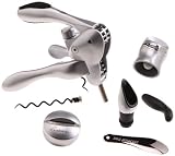 Metrokane Rabbit Wine Opener Tool Kit, Silver