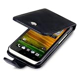 HTC ONE X HANDY LEDER TASCHE CASE H�LLE IN SCHWARZ, QUBITS RETAIL VERPACKUNGvon "QUBITS"