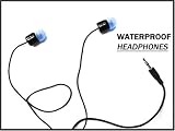 Black waterproof in-ear hi-fi earphone for ipod mini nano video classic touch MP3 player iphone 3G new + 1 free clip on earphone for MP3 player.