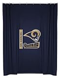 Best Quality Locker Room Shower Curtain - St. Louis Rams NFL /Color Midnight Size 72 X 72