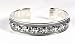 STERLING SILVER BANGLE BRACELET 60mm x 45mm x 15mm