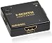 from Duronic Duronic HDS3 Mini 3 Port Gold HDMI Auto Switch PIANO BLACK 3x1 (3 way input 1 output HDMI Switcher) Model HDS3