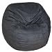 3-feet Black Cozy Sac Bean Bag Chair Love Seat