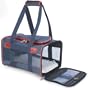 Sherpa Classic Medium Deluxe Orginal Navy Pet Dog Cat Kitten Soft Sided Crate Carrier Airline Carrier 17"L x 11" x 10.5", Carrier Weight 3.6 lbs